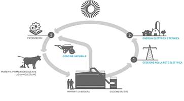 Descrizione: Biogas e Gassificazione - Ciclo di produzione